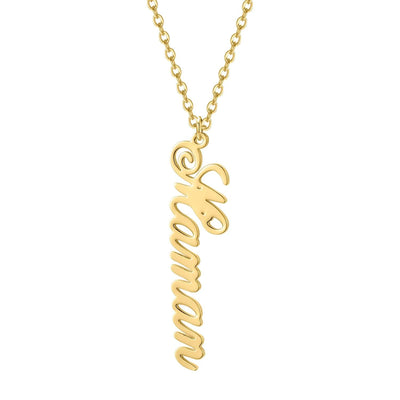 Vertical Classic Cursive Name Necklace-Novalico-__tab1:description,__tab2:shipping-policy-1,__tab3:return-policy,Color_14K Gold Plated,Color_Rose Gold Plated,Color_Sterling Silver Plated,Number of Names_1 Name,Popular Themes_Original Nameplate,Popular Themes_Vertical Nameplates,Style_Personalized,Type_Necklaces
