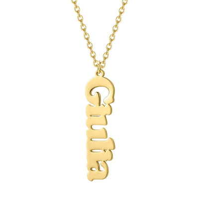 Vertical Bold Style Name Necklace-Novalico-__tab1:description,__tab2:shipping-policy-1,__tab3:return-policy,Color_14K Gold Plated,Color_Rose Gold Plated,Color_Sterling Silver Plated,Number of Names_1 Name,Popular Themes_Original Nameplate,Popular Themes_Vertical Nameplates,Style_Personalized,Type_Necklaces