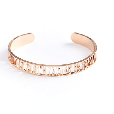 Personalized Cuff Bracelet-NovaLico-__tab1:description,__tab2:shipping-policy-1,__tab3:return-policy,Color_14K Gold Plated,Color_Rose Gold Plated,Color_Sterling Silver Plated,Number of Names_1 Name,Popular Themes_Birth Year,Popular Themes_Couples,Popular Themes_Mothers Gifts,Popular Themes_Roman Numeral Numbers,Style_Personalized,Type_Bangles