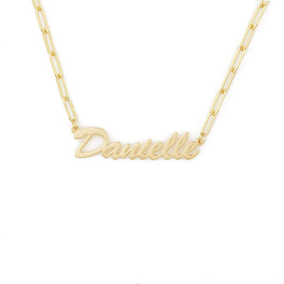 Paperclip Dainty Name Necklace-Novalico-__tab1:description,__tab2:shipping-policy-1,__tab3:return-policy,Color_14K Gold Plated,Color_Rose Gold Plated,Color_Sterling Silver Plated,Number of Names_1 Name,Popular Themes_Paperclip Chain,Style_Personalized,Type_Necklaces