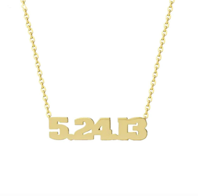 Birth Date Name Necklace-Novalico-__tab1:description,__tab2:shipping-policy-1,__tab3:return-policy,Color_14K Gold Plated,Color_Rose Gold Plated,Color_Sterling Silver Plated,Number of Names_1 Name,Popular Themes_Birth Year,Popular Themes_Couples,Popular Themes_Mothers Gifts,Style_Personalized,Type_Necklaces