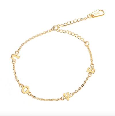 Dangling Block Name Bracelet-Novalico-__tab1:description,__tab2:shipping-policy-1,__tab3:return-policy,Color_14K Gold Plated,Color_Rose Gold Plated,Color_Sterling Silver Plated,Number of Names_1 Name,Popular Themes_Hanging Letters,Popular Themes_Mothers Gifts,Style_Personalized,Type_Bracelets