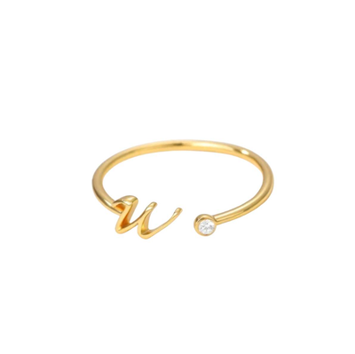Letter Zironia Cursive Ring-Novalico-__tab1:description,__tab2:shipping-policy-1,__tab3:return-policy,Color_14K Gold Plated,Color_Rose Gold Plated,Color_Sterling Silver Plated,Popular Themes_CZ Diamonds,Popular Themes_Initial,Style_Personalized,Type_Rings