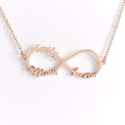 Three Name Infinity Necklace-Novalico-__tab1:description,__tab2:shipping-policy-1,__tab3:return-policy,Color_14K Gold Plated,Color_Rose Gold Plated,Color_Sterling Silver Plated,Number of Names_3 Names,Popular Themes_Hearts,Popular Themes_Infinity Collection,Popular Themes_Mothers Gifts,Style_Personalized,Type_Necklaces