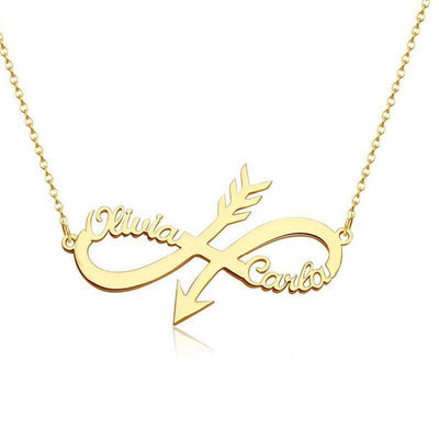 Infinity Arrow Name Necklace-Novalico-__tab1:description,__tab2:shipping-policy-1,__tab3:return-policy,Color_14K Gold Plated,Color_Rose Gold Plated,Color_Sterling Silver Plated,Number of Names_1 Name,Number of Names_2 Names,Popular Themes_Couples,Popular Themes_Infinity Collection,Popular Themes_Mothers Gifts,Style_Personalized,Type_Necklaces
